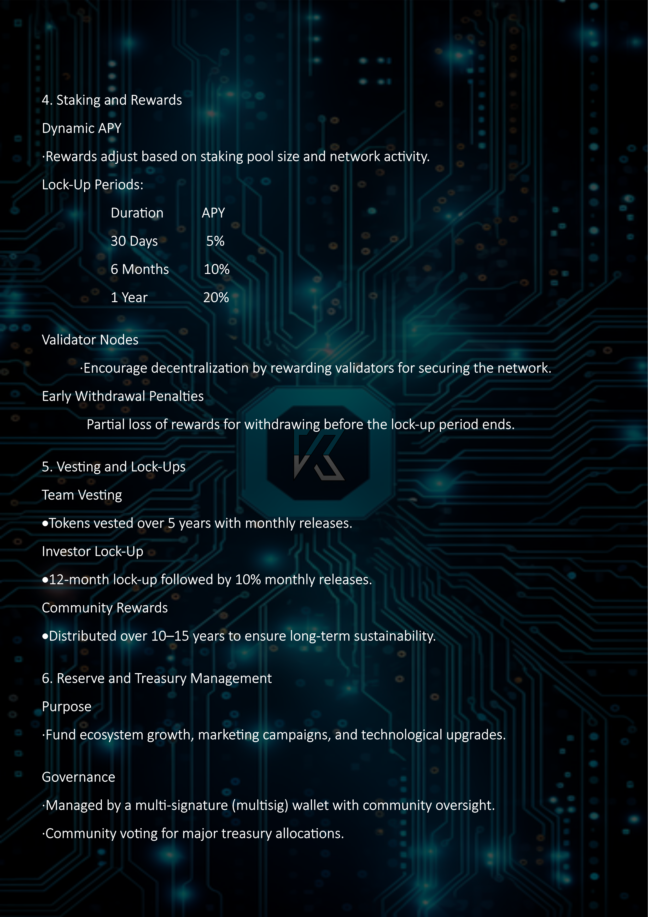 Tokenomics Page 3