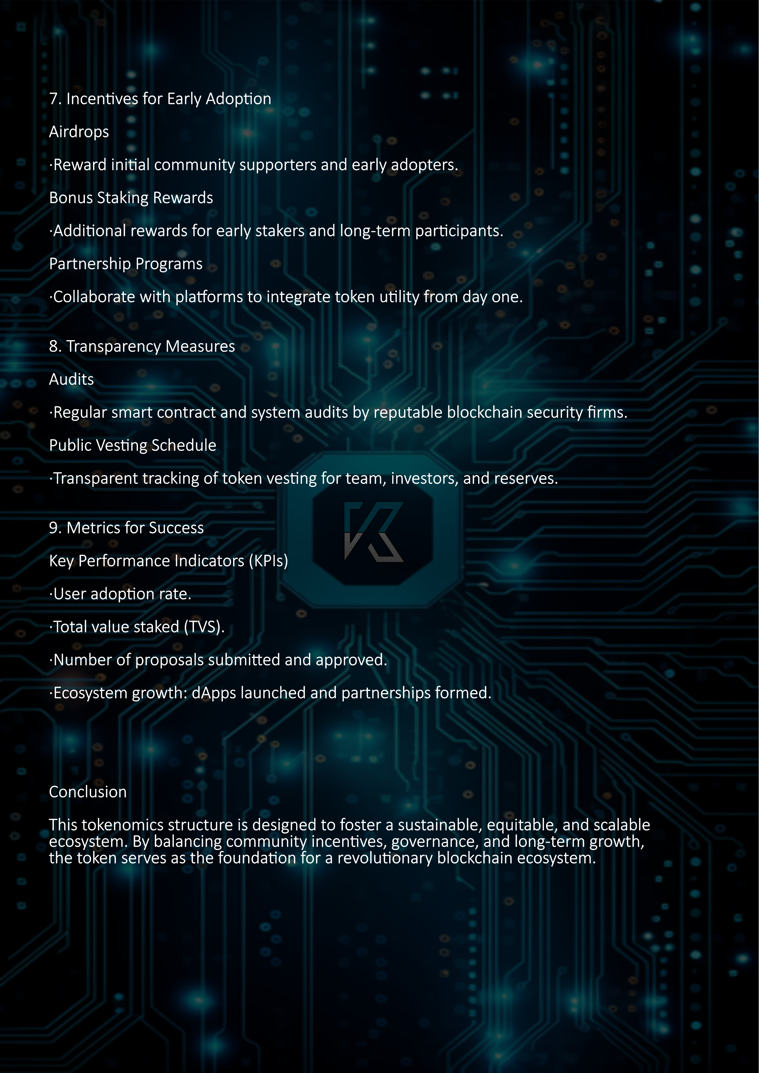 Tokenomics Page 4
